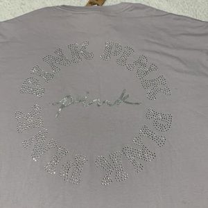 Victoria Secrets Pink L/S Sparkly Tee, NWT’s, Size Small